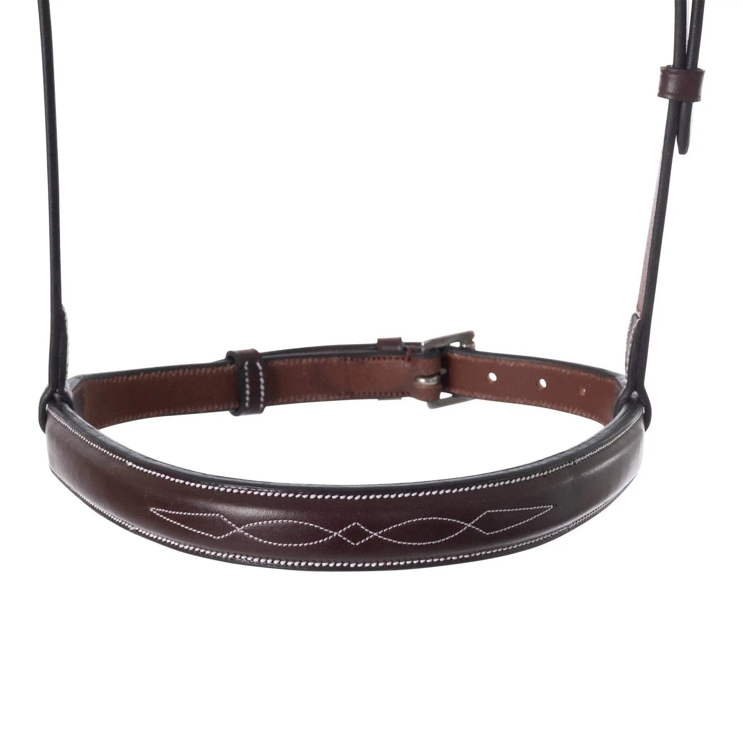 Huntley Equestrian Fancy Stitched Raised Chain Noseband - Huntley Equestrian - Flyclothing LLC