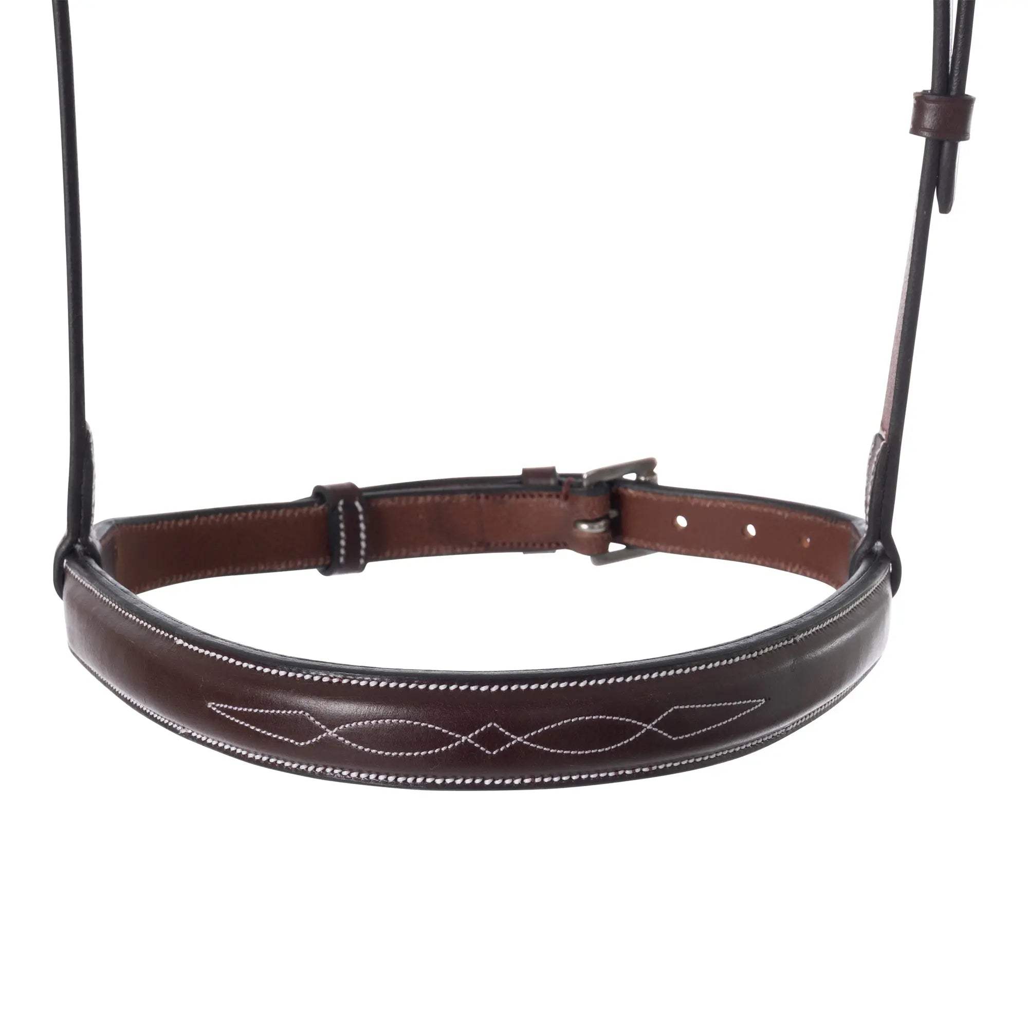 Huntley Equestrian Fancy Stitched Raised Chain Noseband - Huntley Equestrian - Flyclothing LLC