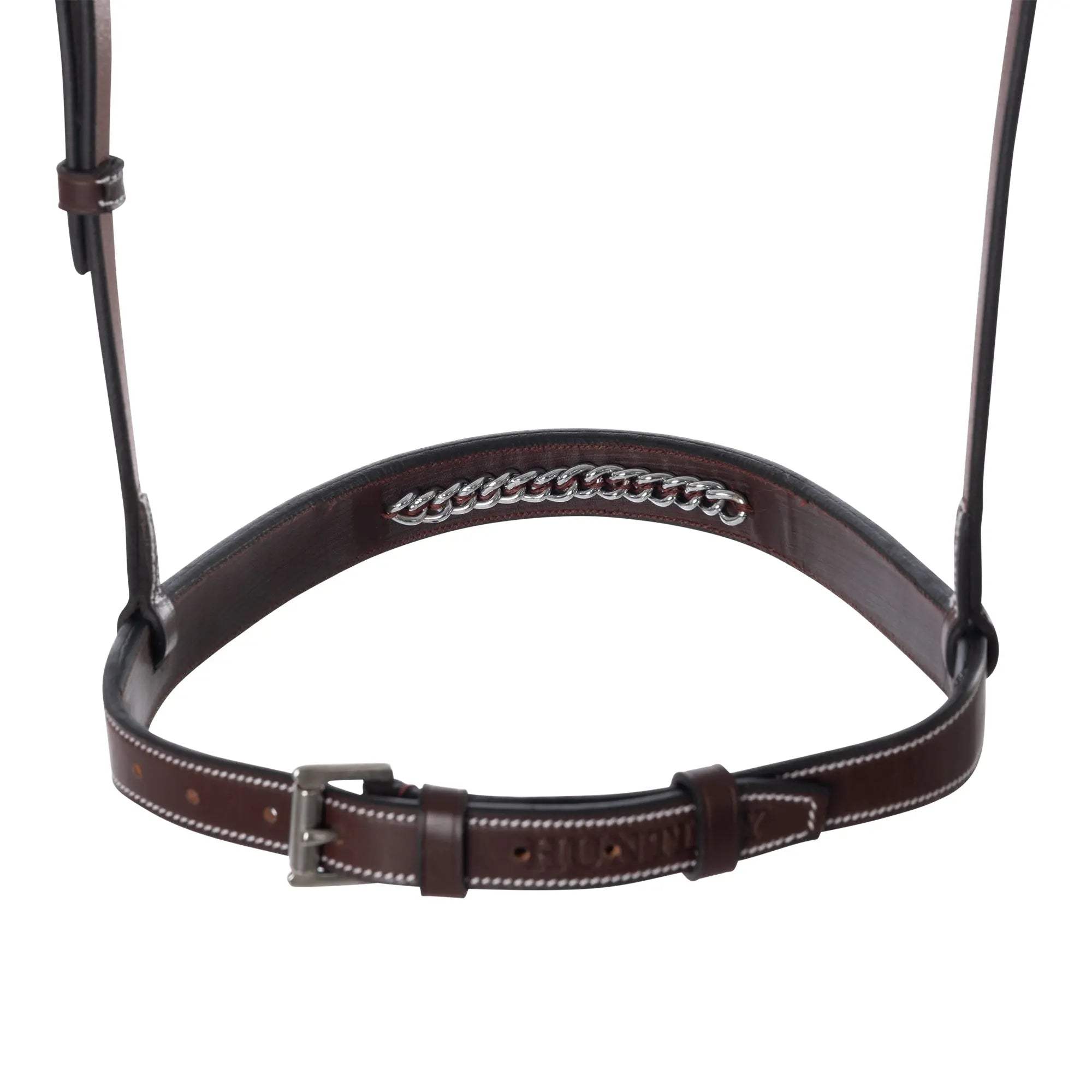 Huntley Equestrian Fancy Stitched Raised Chain Noseband - Huntley Equestrian - Flyclothing LLC