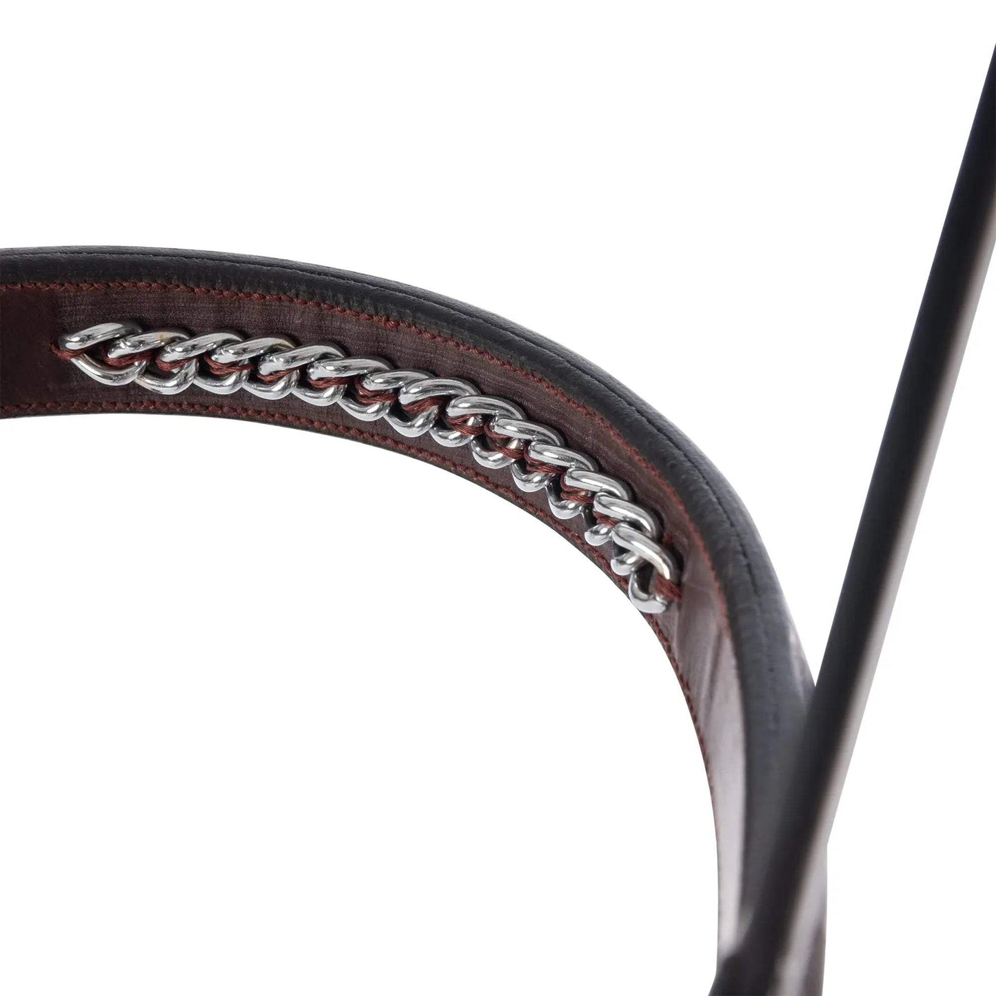 Huntley Equestrian Fancy Stitched Raised Chain Noseband - Huntley Equestrian - Flyclothing LLC