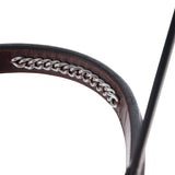 Huntley Equestrian Fancy Stitched Raised Chain Noseband - Huntley Equestrian - Flyclothing LLC