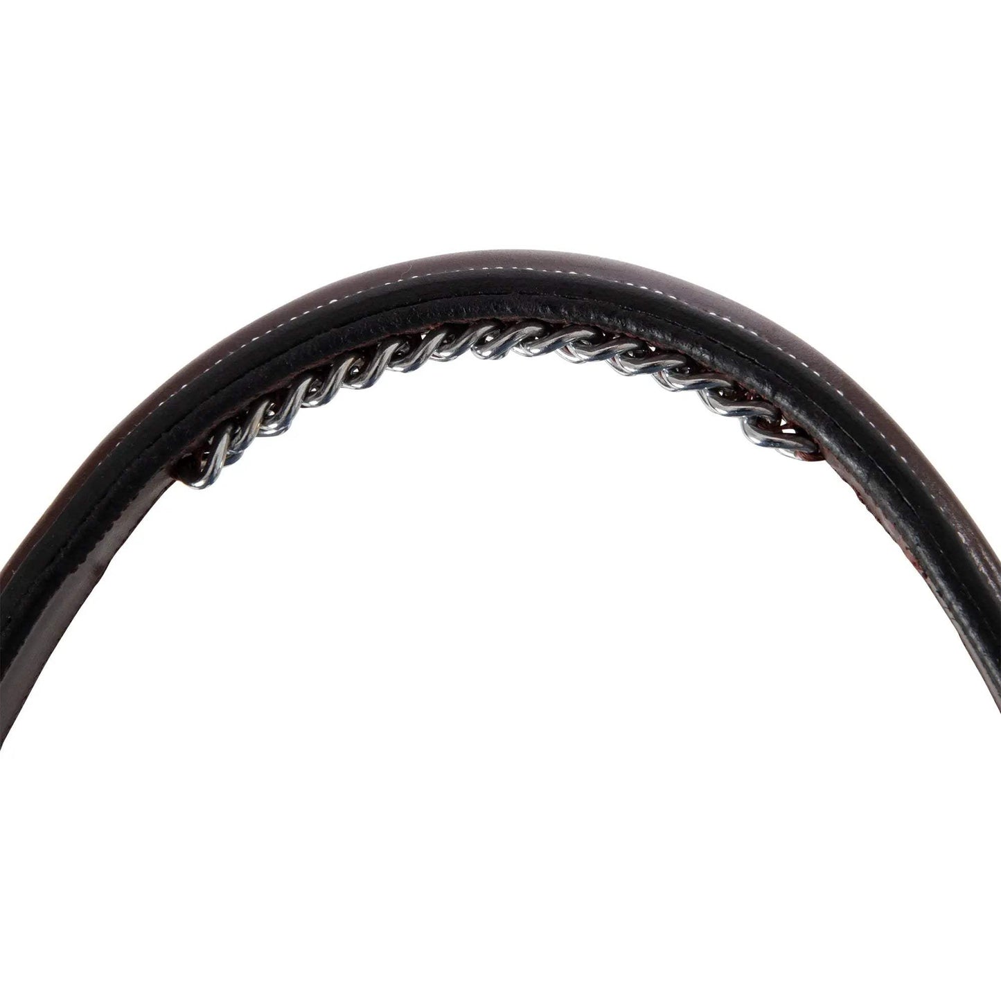 Huntley Equestrian Fancy Stitched Raised Chain Noseband - Huntley Equestrian - Flyclothing LLC