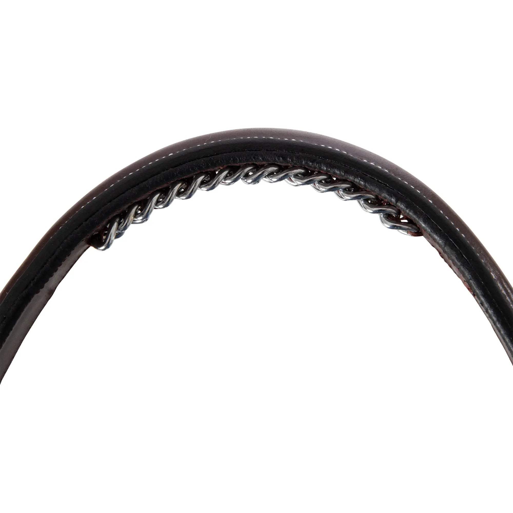 Huntley Equestrian Fancy Stitched Raised Chain Noseband - Huntley Equestrian - Flyclothing LLC