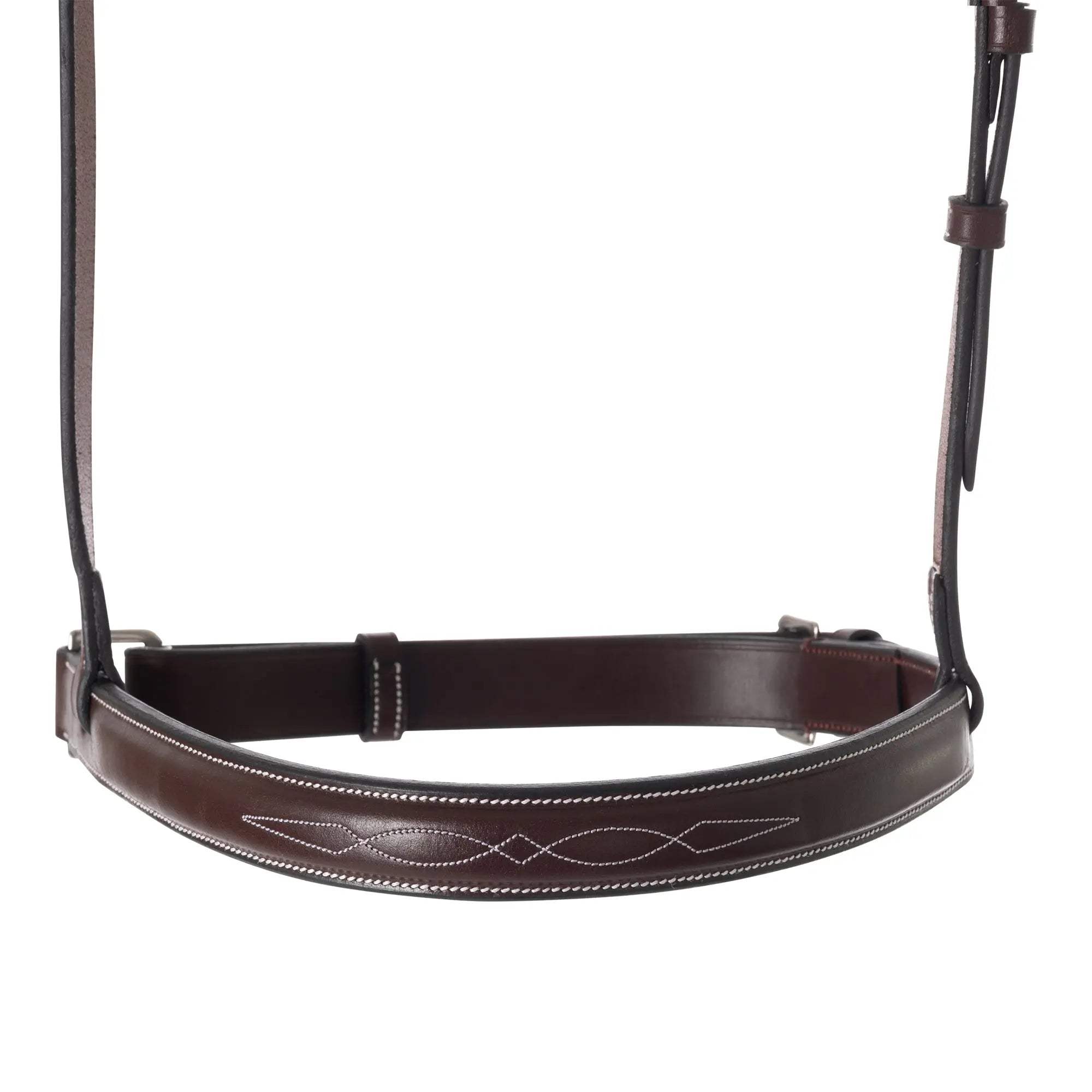 Huntley Equestrian Fancy Stitched Raised Crank Noseband - Huntley Equestrian - Flyclothing LLC