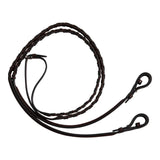 Huntley Equestrian Fancy Stitched Rubber Lined Laced Reins, Size Full - Huntley Equestrian - Flyclothing LLC