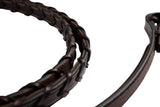 Huntley Equestrian Fancy Stitched Rubber Lined Laced Reins, Size Full - Huntley Equestrian - Flyclothing LLC