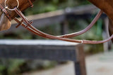 Huntley Equestrian Fancy Stitched Rubber Reins, 5/8" Inch Width - Huntley Equestrian - Flyclothing LLC