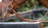 Huntley Equestrian Fancy Stitched Rubber Reins, 5/8" Inch Width - Huntley Equestrian - Flyclothing LLC