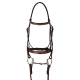 Huntley Equestrian Fancy Stitched Schooling Hunter Bridle with Reins - Huntley Equestrian - Flyclothing LLC