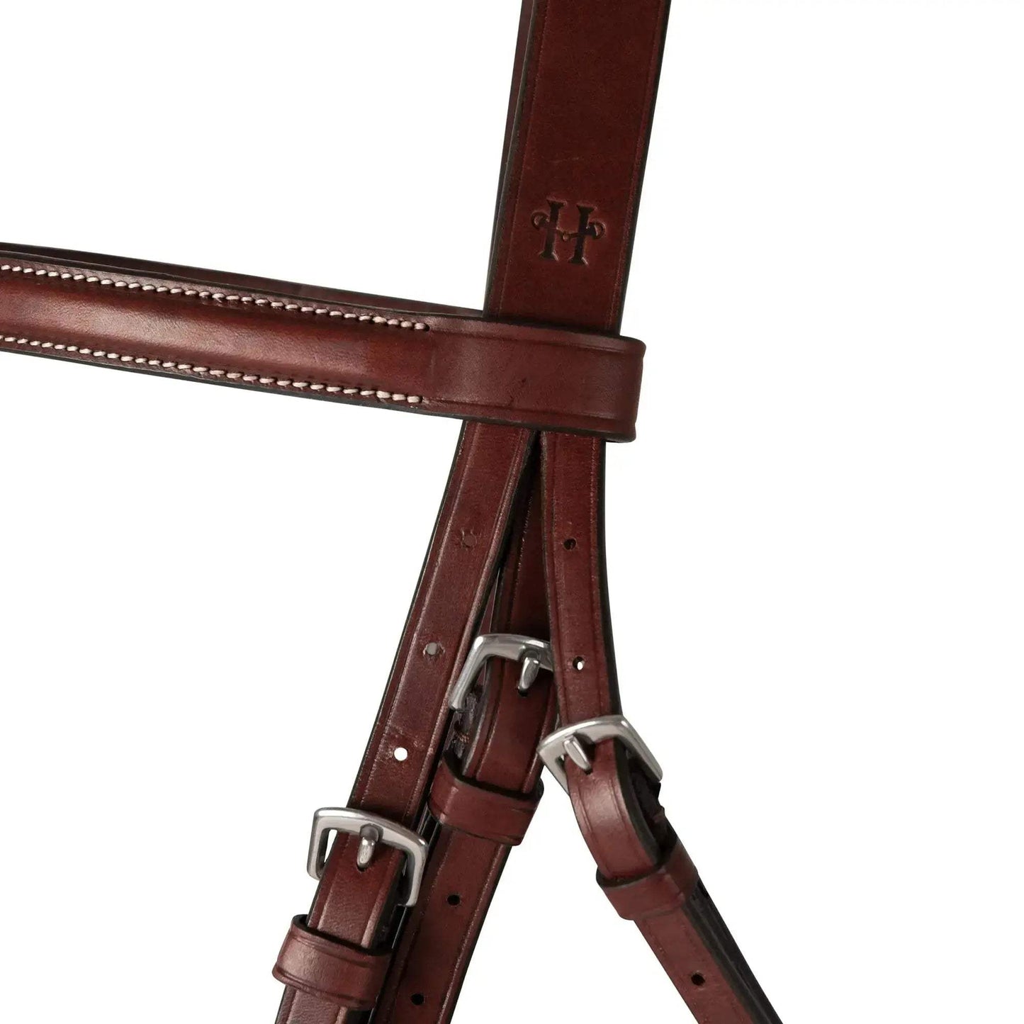 Huntley Equestrian Fancy Stitched Schooling Hunter Bridle with Reins - Huntley Equestrian - Flyclothing LLC