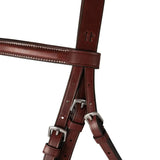 Huntley Equestrian Fancy Stitched Schooling Hunter Bridle with Reins - Huntley Equestrian - Flyclothing LLC