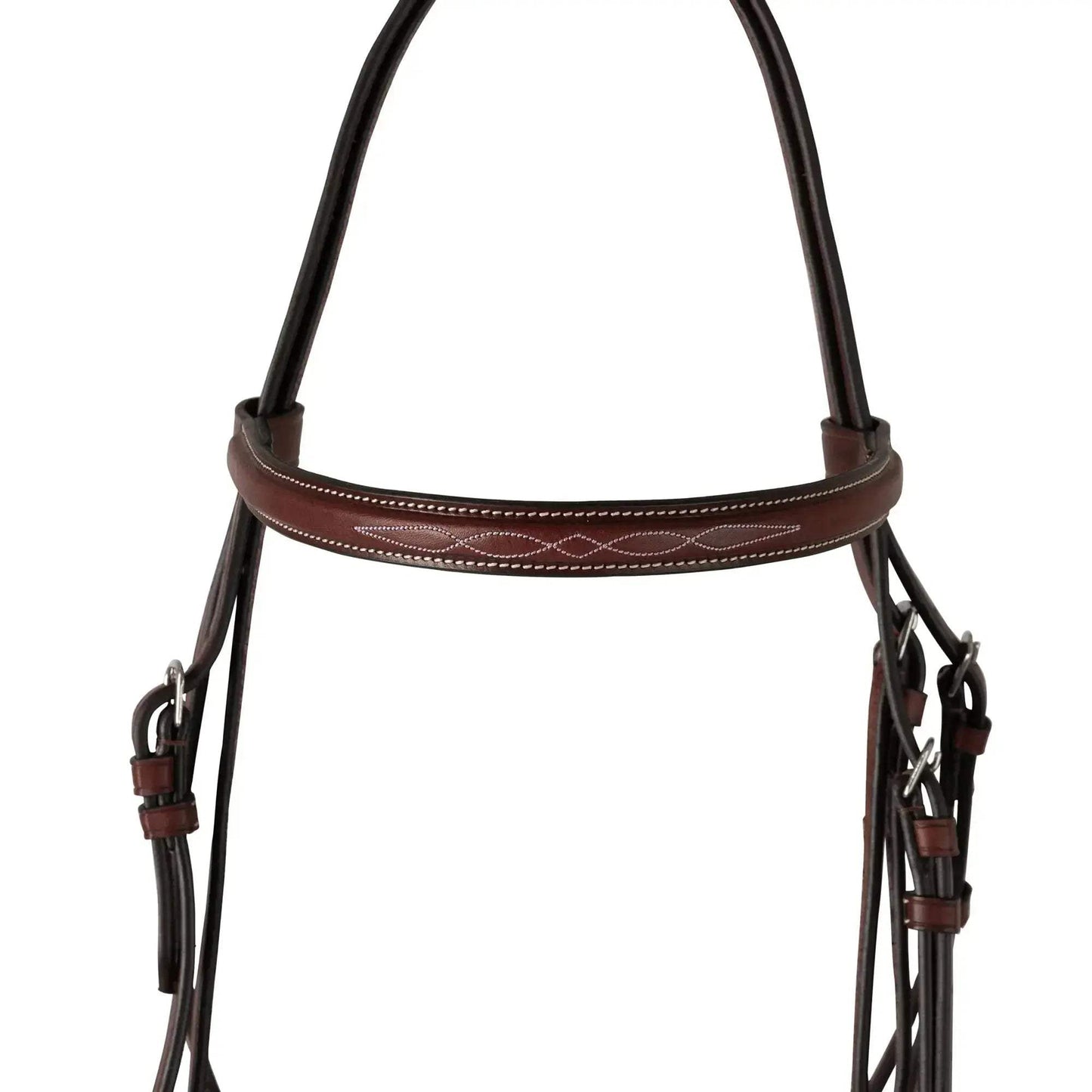 Huntley Equestrian Fancy Stitched Schooling Hunter Bridle with Reins - Huntley Equestrian - Flyclothing LLC