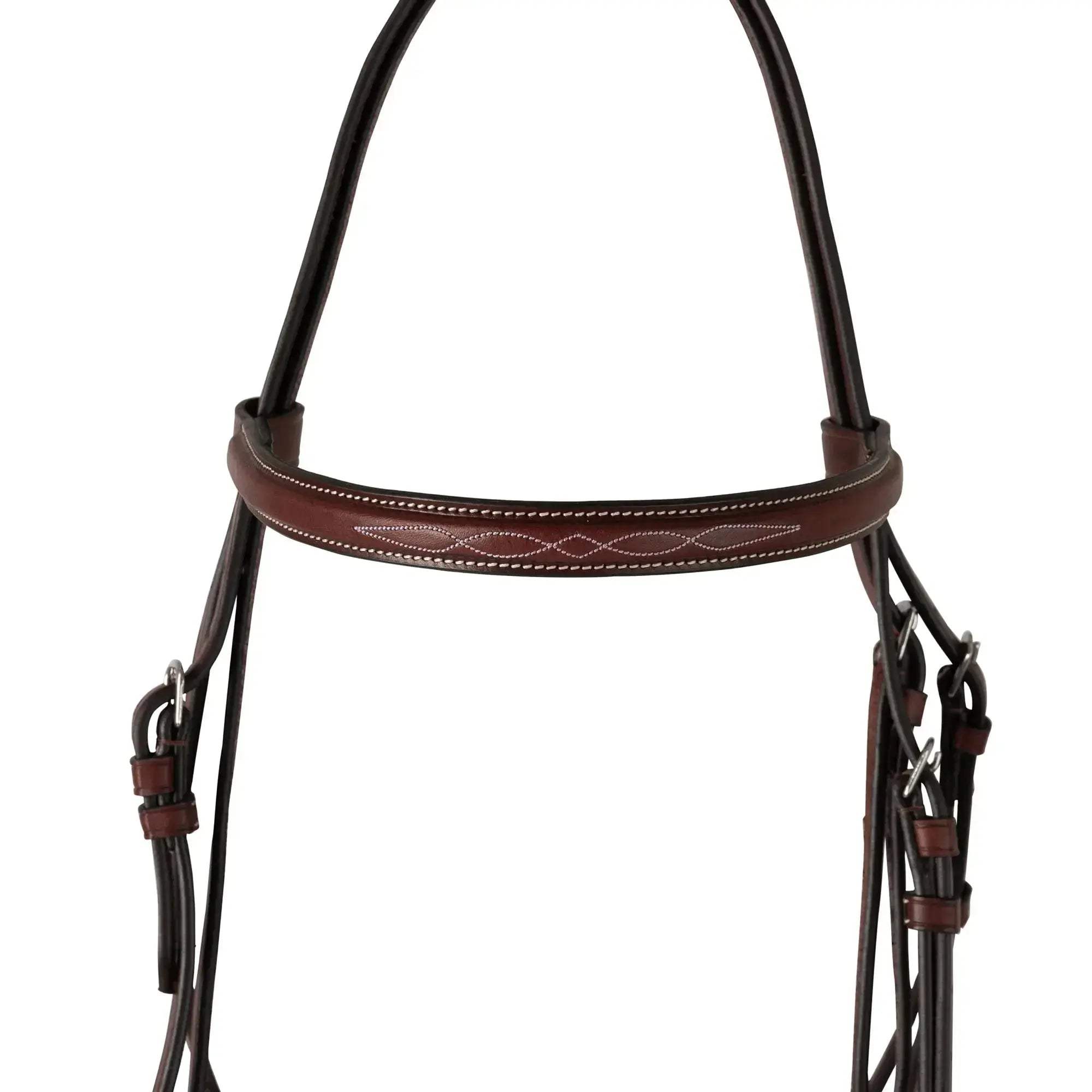 Huntley Equestrian Fancy Stitched Schooling Hunter Bridle with Reins - Huntley Equestrian - Flyclothing LLC