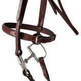 Huntley Equestrian Fancy Stitched Schooling Hunter Bridle with Reins - Huntley Equestrian - Flyclothing LLC