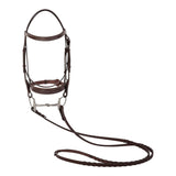 Huntley Equestrian Fancy Stitched Sedgwick Leather Padded Bridle with Reins - Huntley Equestrian - Flyclothing LLC