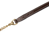 Huntley Equestrian Leather Lead with Brass Chain - Huntley Equestrian - Flyclothing LLC