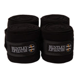 Huntley Equestrian Polo Fleece Wraps, Set of 4, Black - Huntley Equestrian - Flyclothing LLC