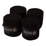 Huntley Equestrian Polo Fleece Wraps, Set of 4, Black - Huntley Equestrian - Flyclothing LLC