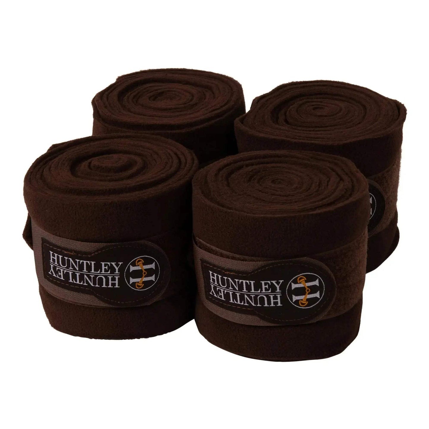 Huntley Equestrian Polo Fleece Wraps, Set of 4, Black - Huntley Equestrian - Flyclothing LLC