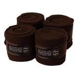 Huntley Equestrian Polo Fleece Wraps, Set of 4, Black - Huntley Equestrian - Flyclothing LLC
