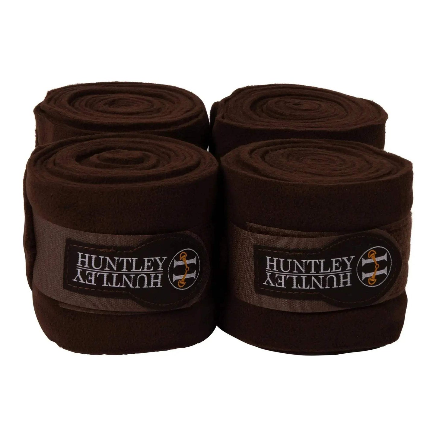 Huntley Equestrian Polo Fleece Wraps, Set of 4, Black - Huntley Equestrian - Flyclothing LLC