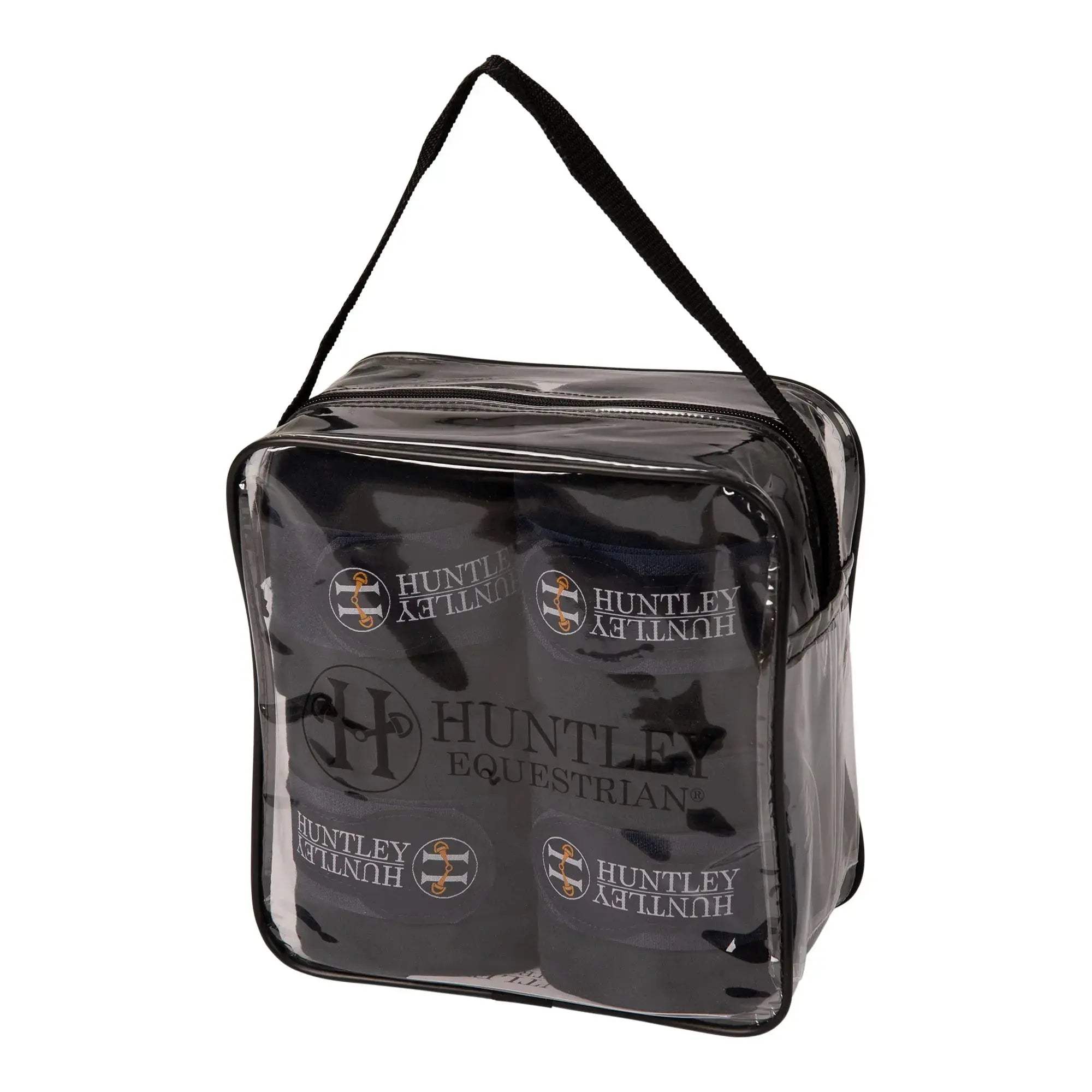 Huntley Equestrian Polo Fleece Wraps, Set of 4, Black - Huntley Equestrian - Flyclothing LLC