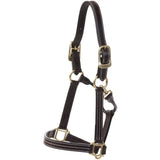 Huntley Equestrian Premium Leather Triple Stitched Halter with Snap - Huntley Equestrian - Flyclothing LLC