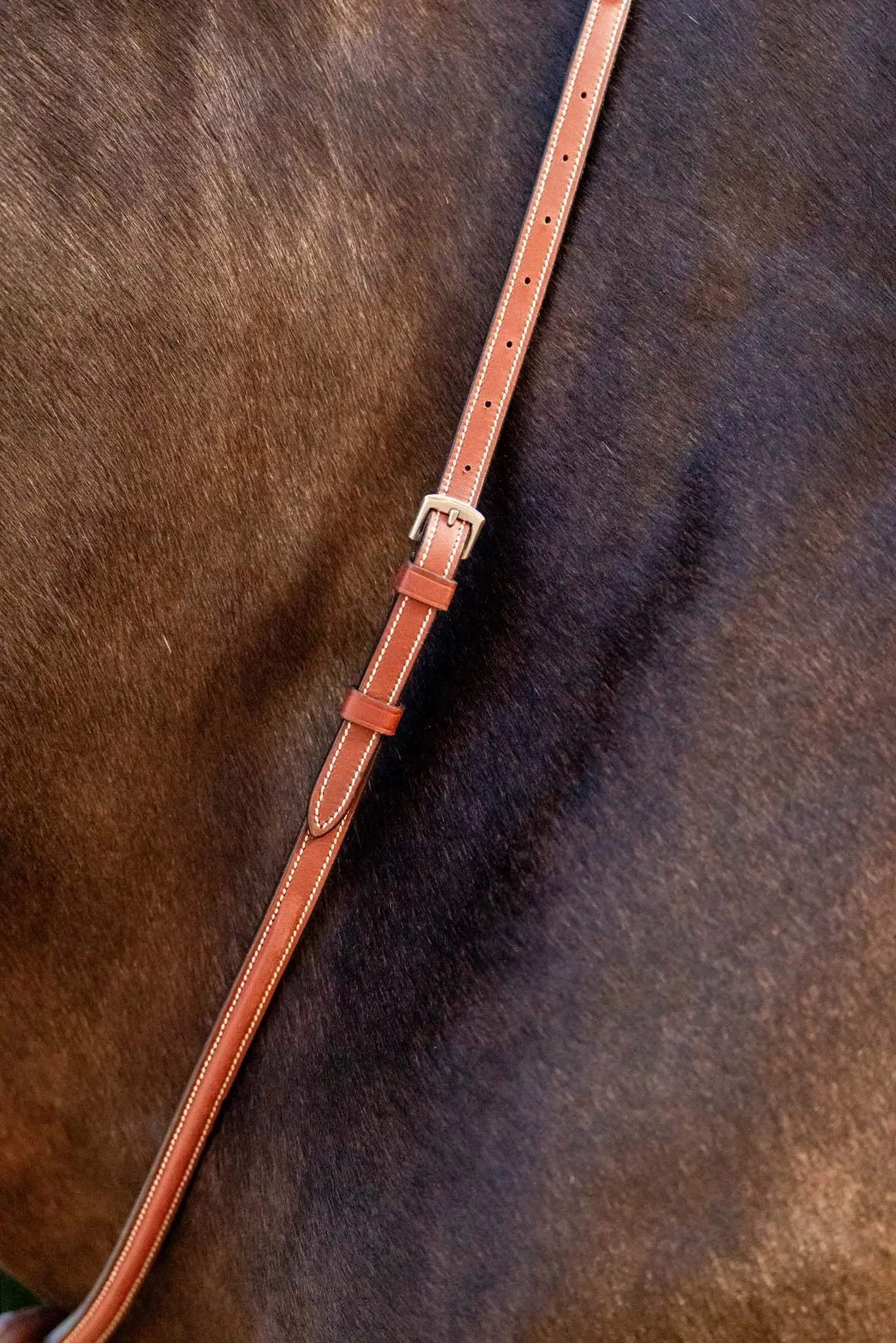 Huntley Equestrian Schooling Standing Martingale, Italian Leather - Huntley Equestrian - Flyclothing LLC