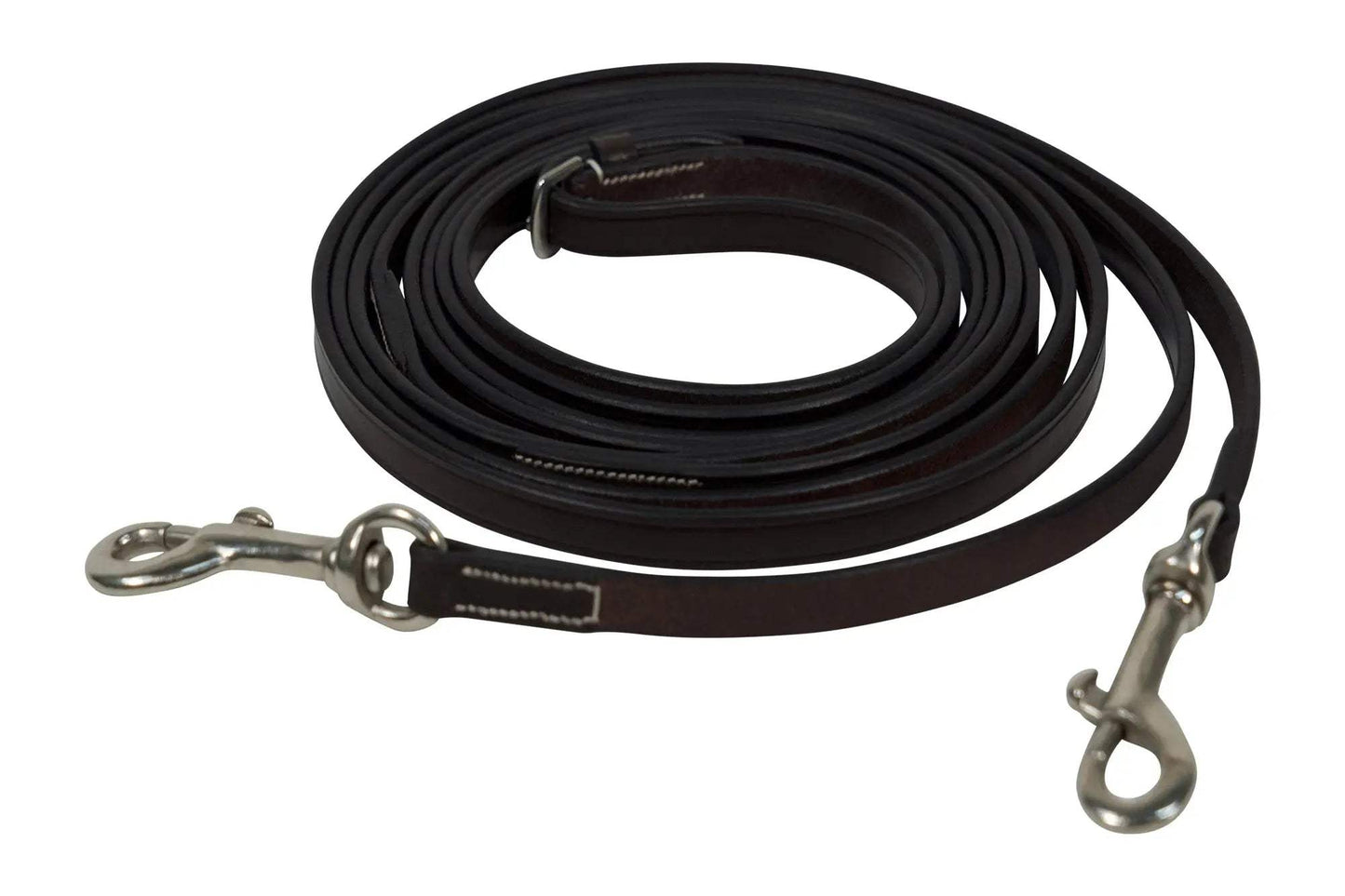 Huntley Equestrian Sedgwick Leather Draw Reins With Snap Ends - Huntley Equestrian - Flyclothing LLC