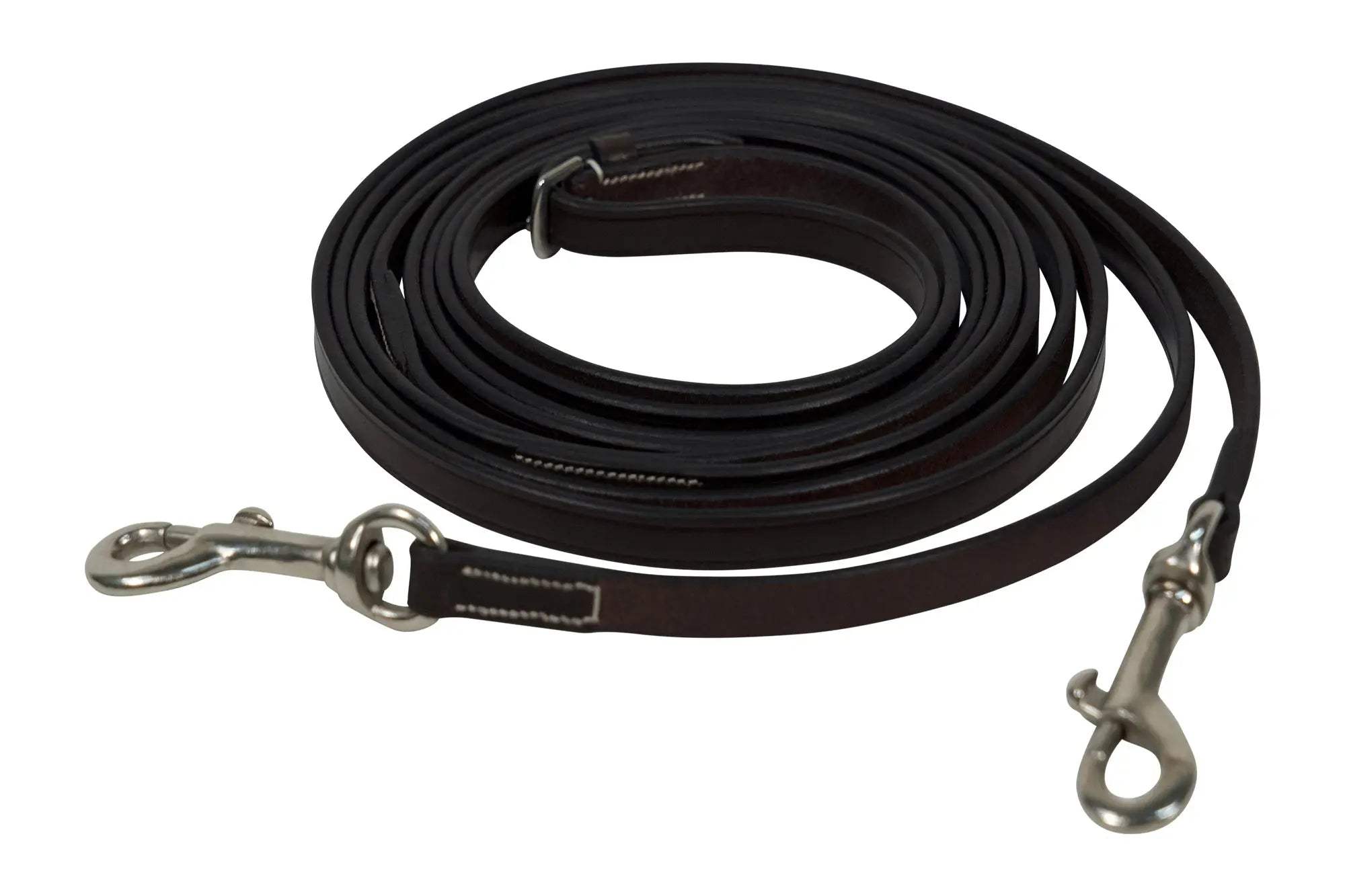 Huntley Equestrian Sedgwick Leather Draw Reins With Snap Ends - Huntley Equestrian - Flyclothing LLC