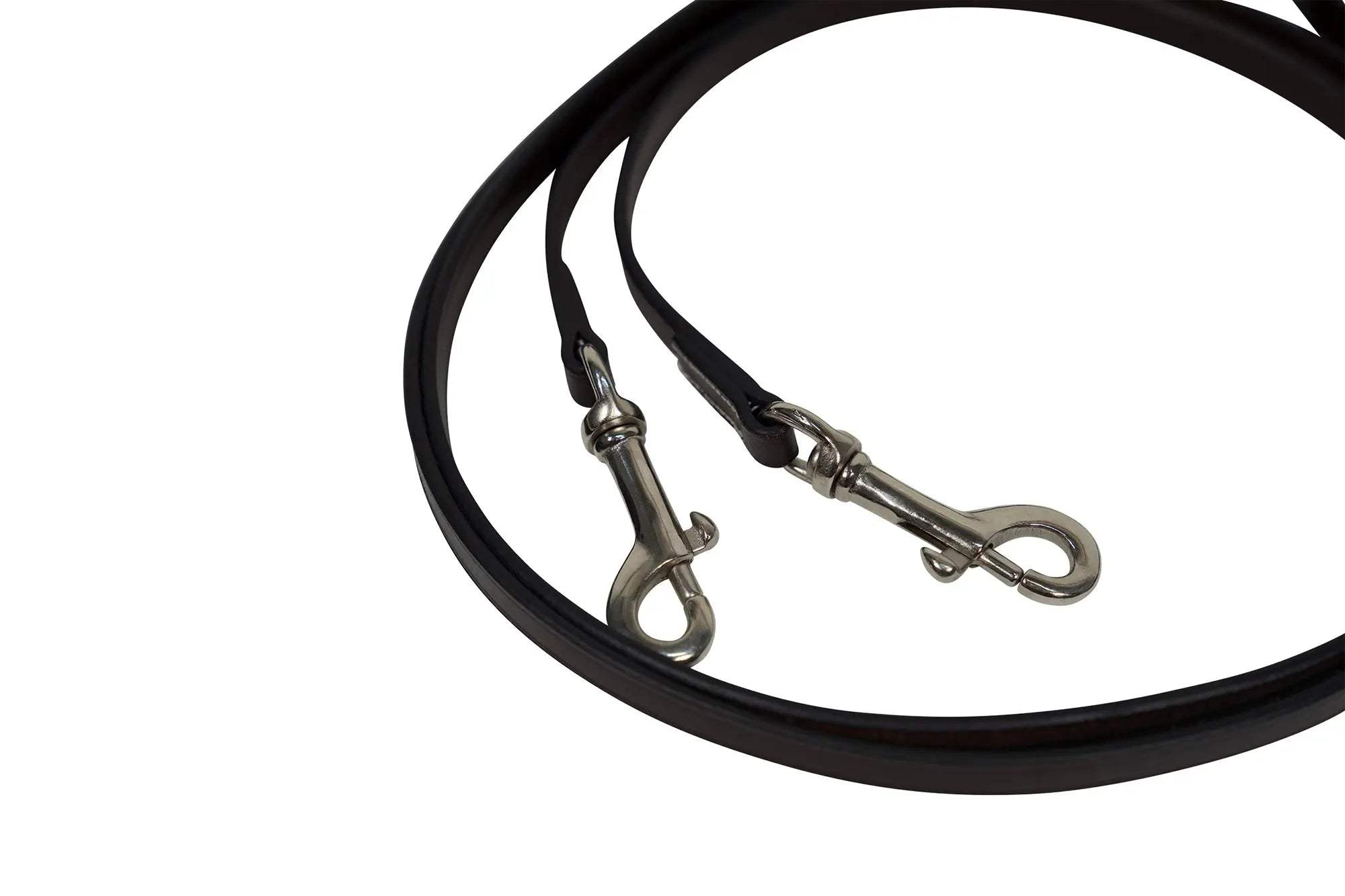 Huntley Equestrian Sedgwick Leather Draw Reins With Snap Ends - Huntley Equestrian - Flyclothing LLC