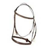 Huntley Equestrian Sedgwick Fancy Stitched Bridle with Cheek Clips and Reins - Huntley Equestrian - Flyclothing LLC
