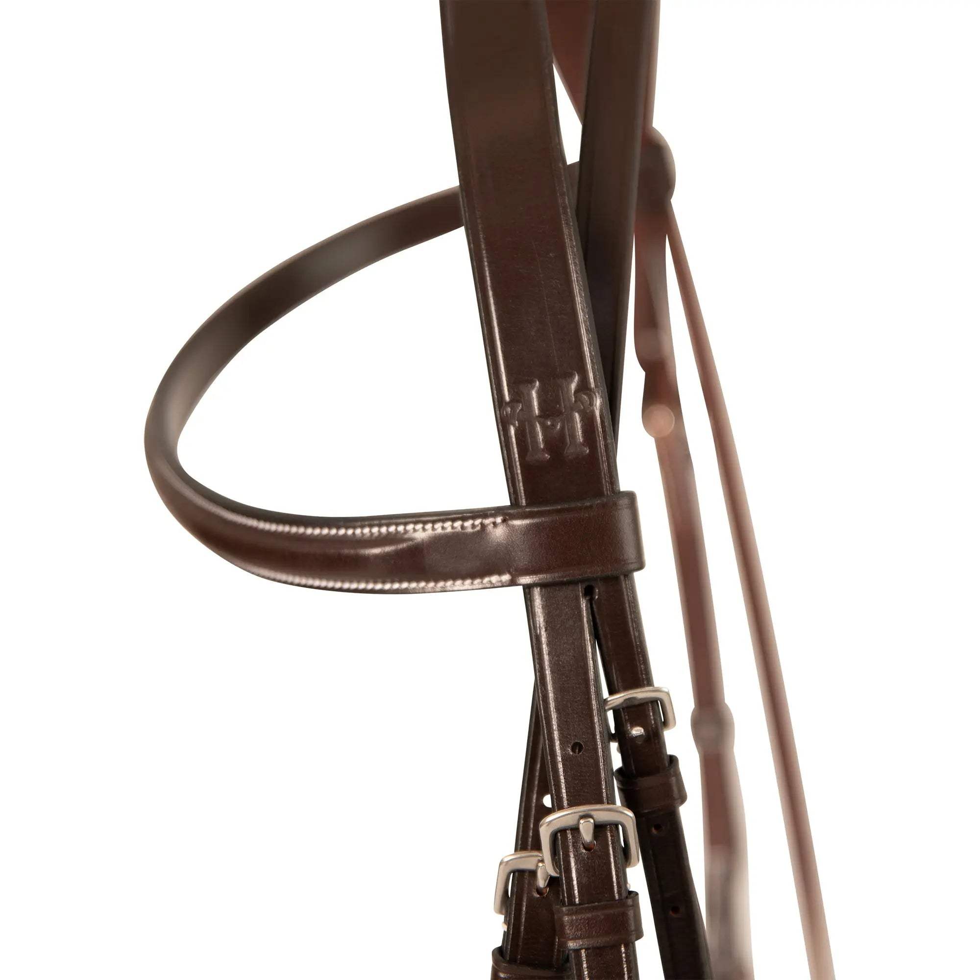 Huntley Equestrian Sedgwick Fancy Stitched Bridle with Cheek Clips and Reins - Huntley Equestrian - Flyclothing LLC