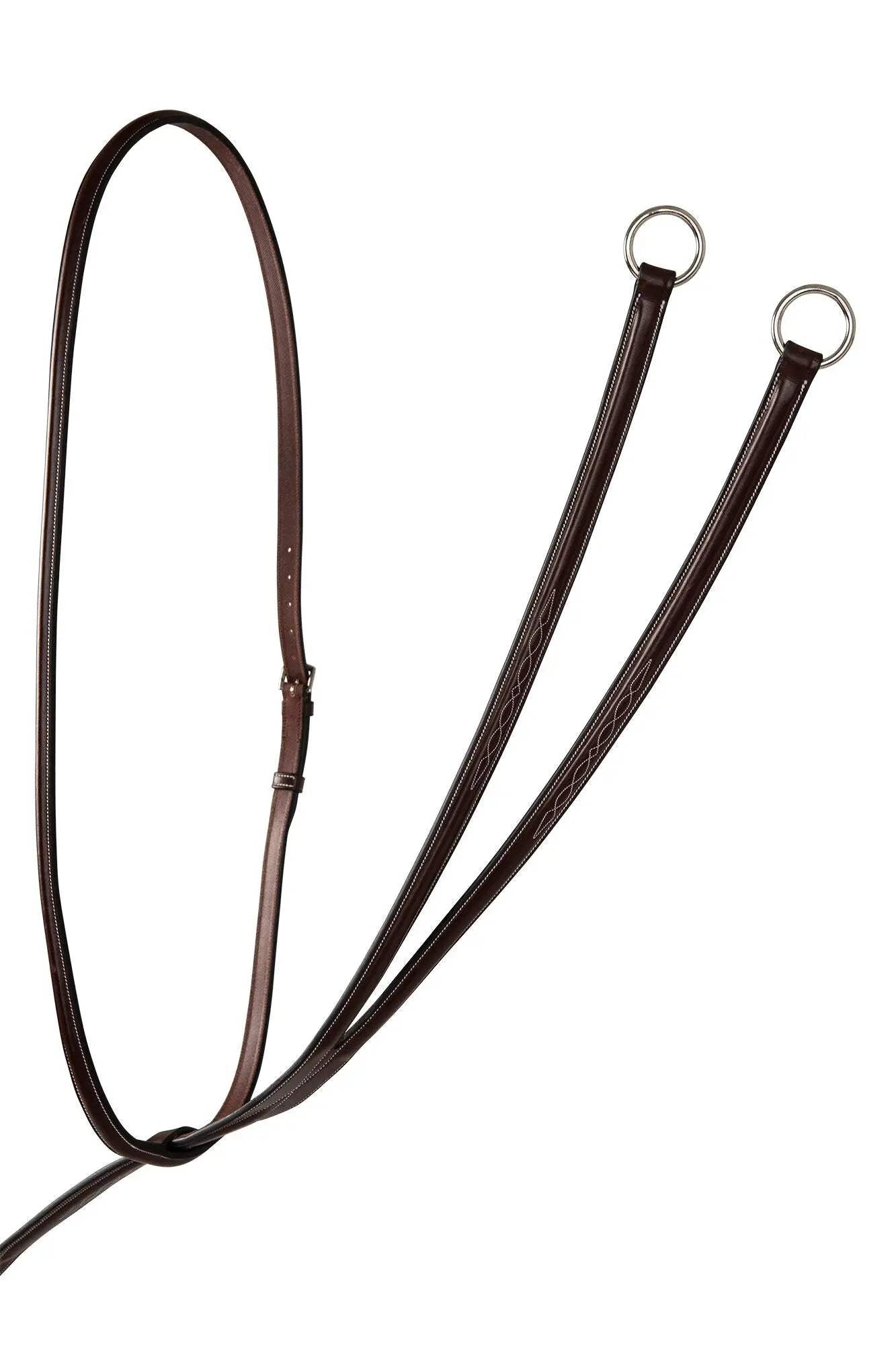 Huntley Equestrian Sedgwick Fancy Stitched Running Martingale, Cob size - Huntley Equestrian - Flyclothing LLC