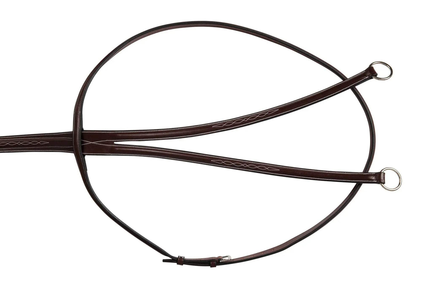Huntley Equestrian Sedgwick Fancy Stitched Running Martingale, Full Size - Huntley Equestrian - Flyclothing LLC