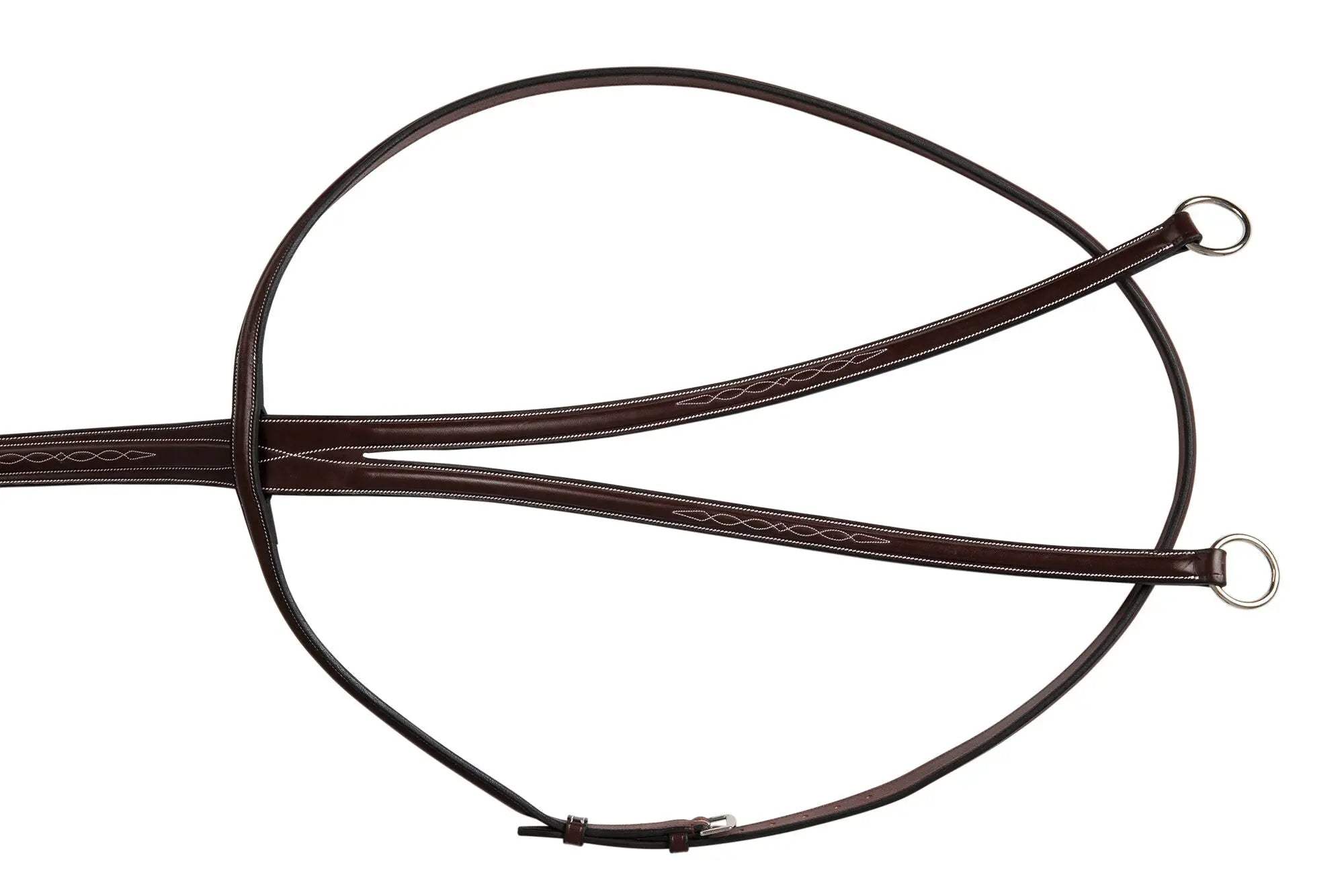 Huntley Equestrian Sedgwick Fancy Stitched Running Martingale, Full Size - Huntley Equestrian - Flyclothing LLC