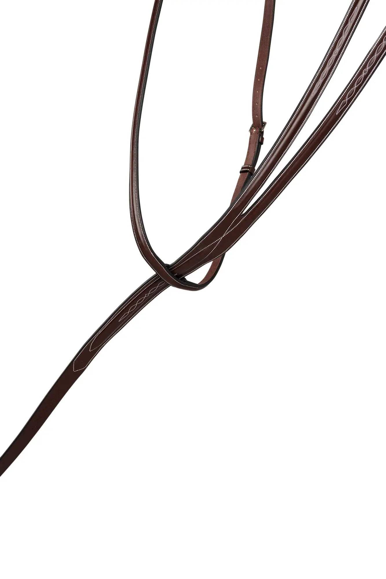 Huntley Equestrian Sedgwick Fancy Stitched Running Martingale, Full Size - Huntley Equestrian - Flyclothing LLC
