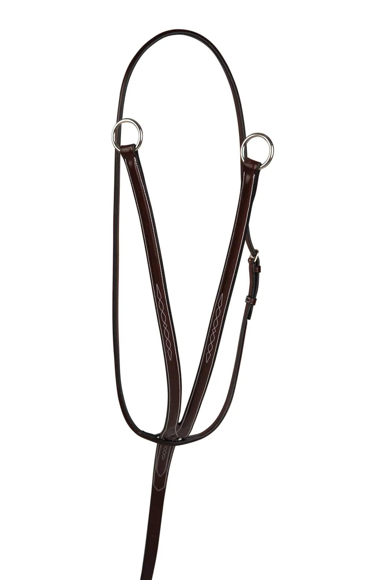 Huntley Equestrian Sedgwick Fancy Stitched Running Martingale, Full Size - Huntley Equestrian - Flyclothing LLC