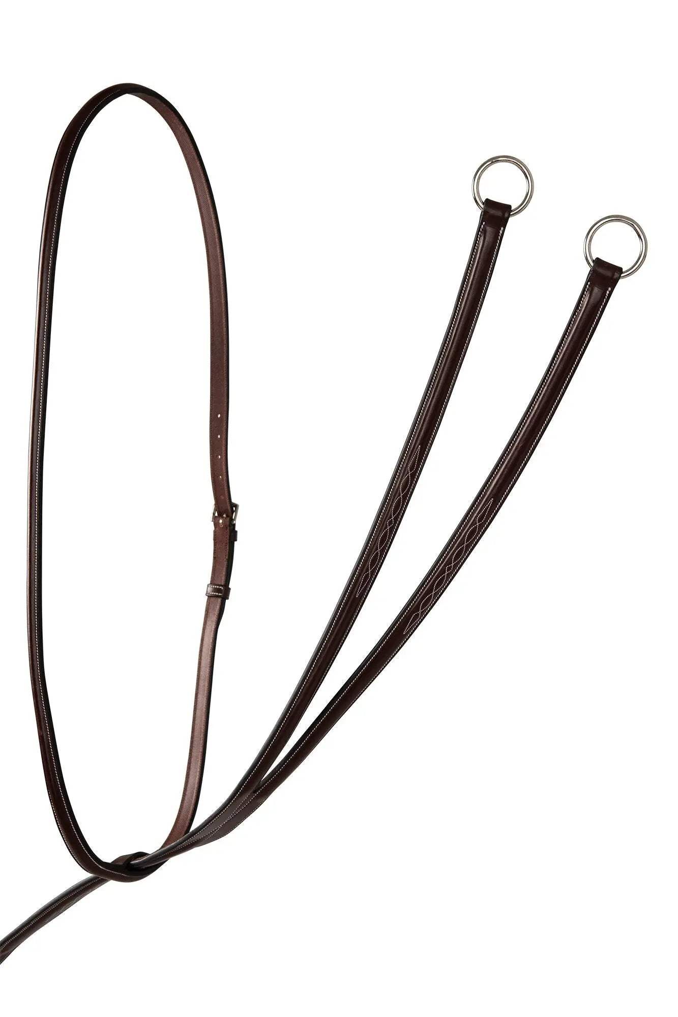 Huntley Equestrian Sedgwick Fancy Stitched Running Martingale, Full Size - Huntley Equestrian - Flyclothing LLC