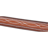 Huntley Equestrian Sedgwick Fancy Stitched Square Raised Hunter Horse Bridle with Reins - Huntley Equestrian - Flyclothing LLC