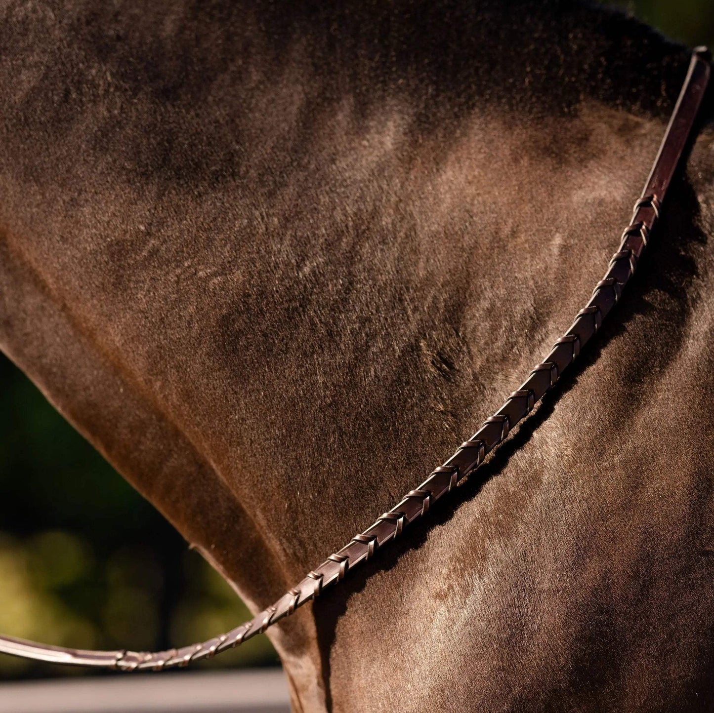 Huntley Equestrian Sedgwick Fancy Stitched Square Raised Laced Reins - Huntley Equestrian - Flyclothing LLC