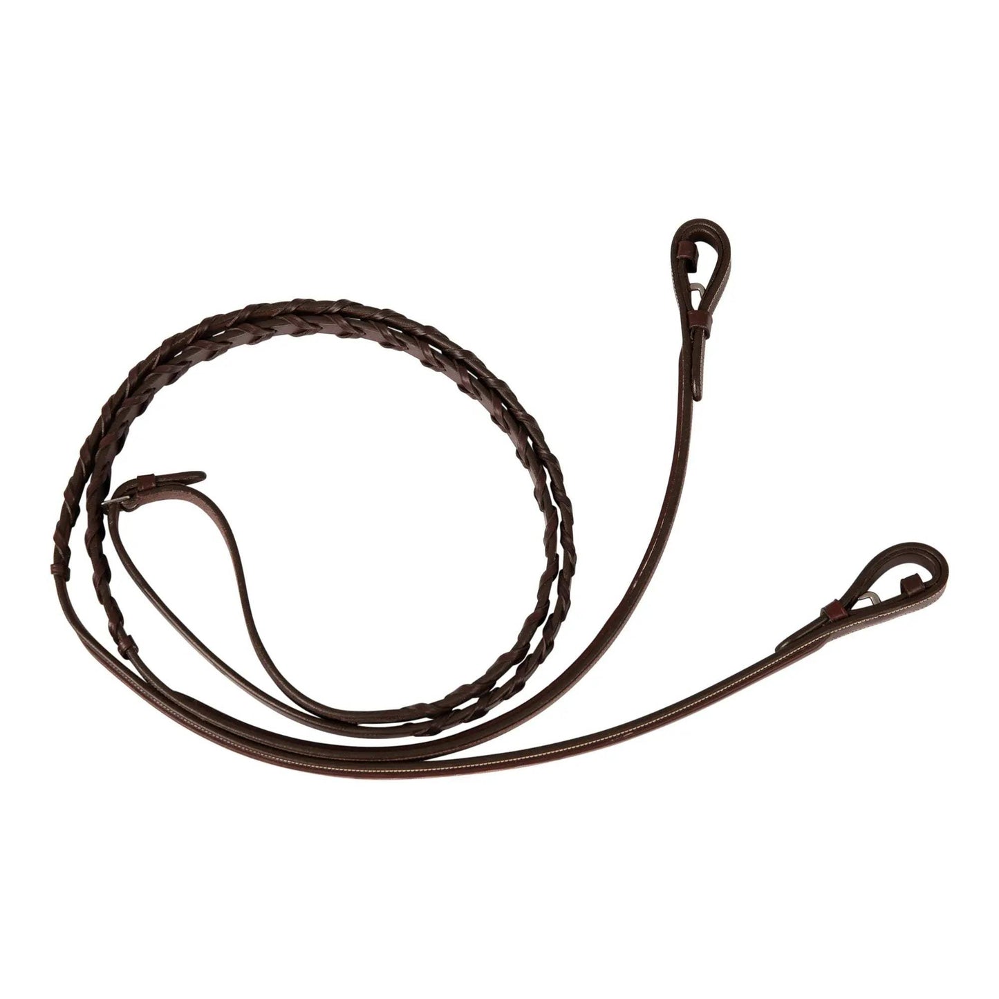 Huntley Equestrian Sedgwick Fancy Stitched Square Raised Laced Reins - Huntley Equestrian - Flyclothing LLC