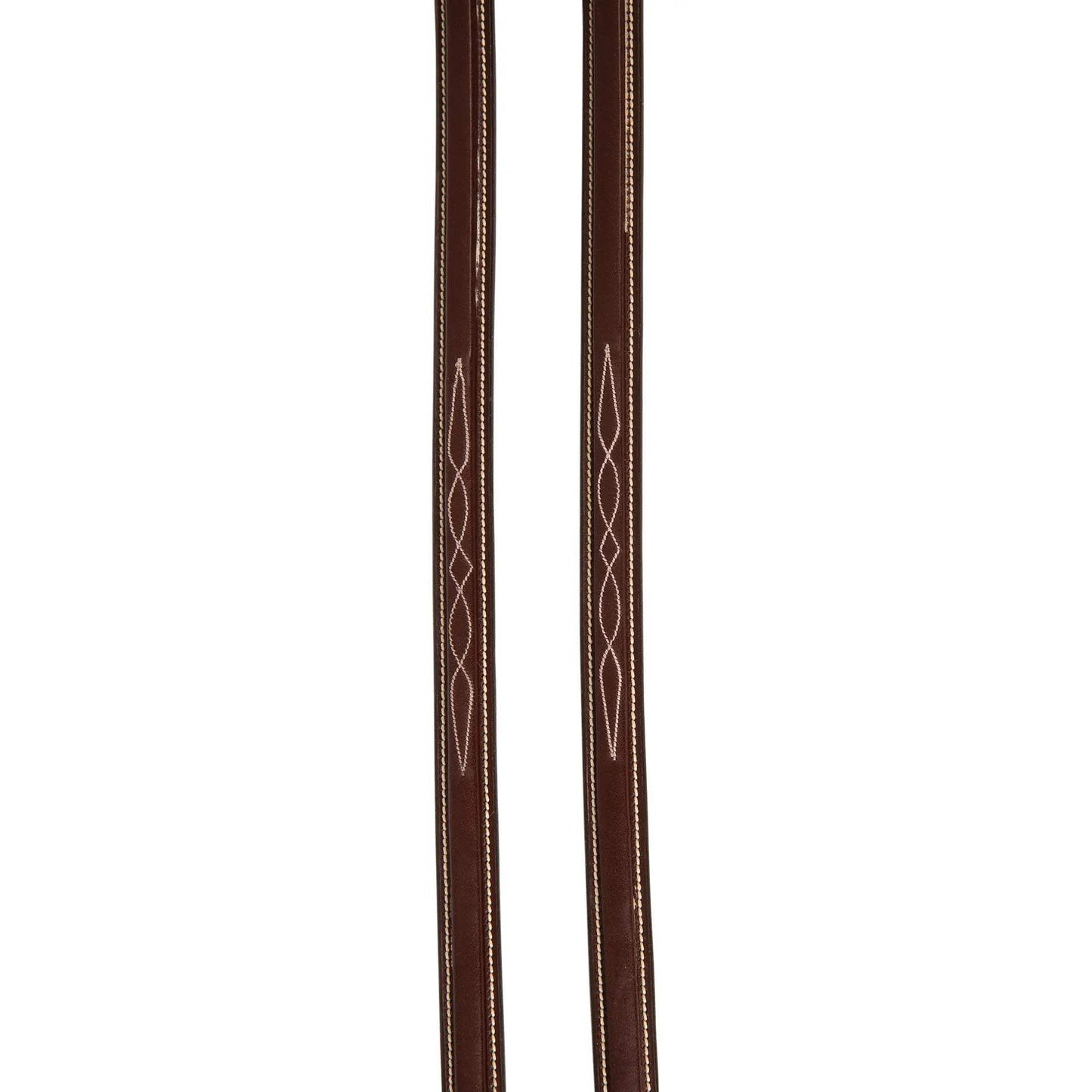 Huntley Equestrian Sedgwick Fancy Stitched Square Raised Laced Reins - Huntley Equestrian - Flyclothing LLC