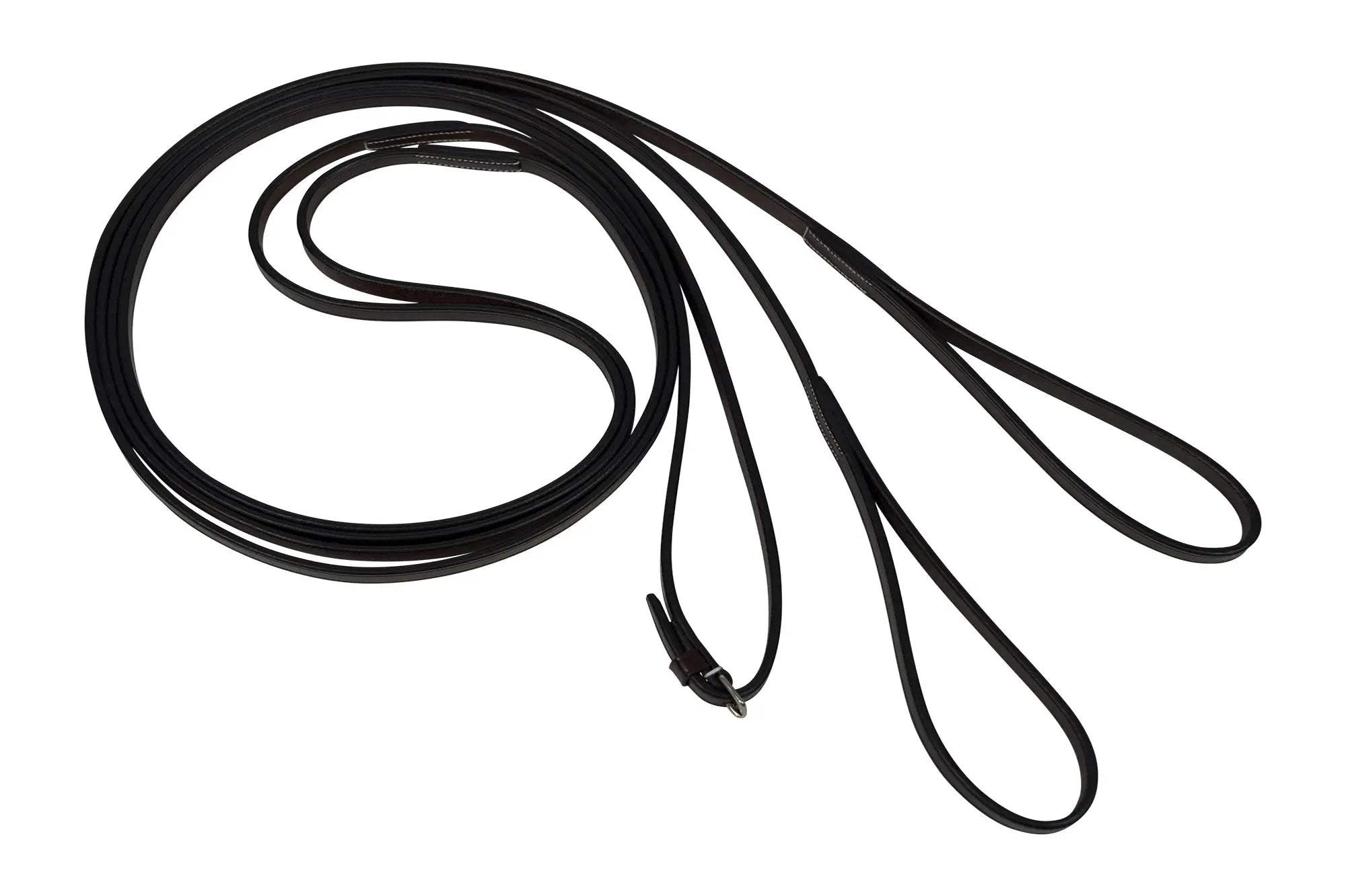 Huntley Equestrian Sedgwick Leather Draw Reins With Loop Ends - Huntley Equestrian - Flyclothing LLC