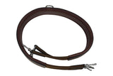 Huntley Equestrian Sedgwick Leather Fancy Stitched Padded Leather Contour Shaped Girth with Double End Elastic - Huntley Equestrian - Flyclothing LLC