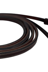 Huntley Equestrian Sedgwick Pelham Flat Curb Reins, Rubber Lined - Huntley Equestrian - Flyclothing LLC