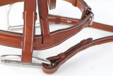 Huntley Equestrian Sedgwick Traditional Cheek Pieces - Huntley Equestrian - Flyclothing LLC