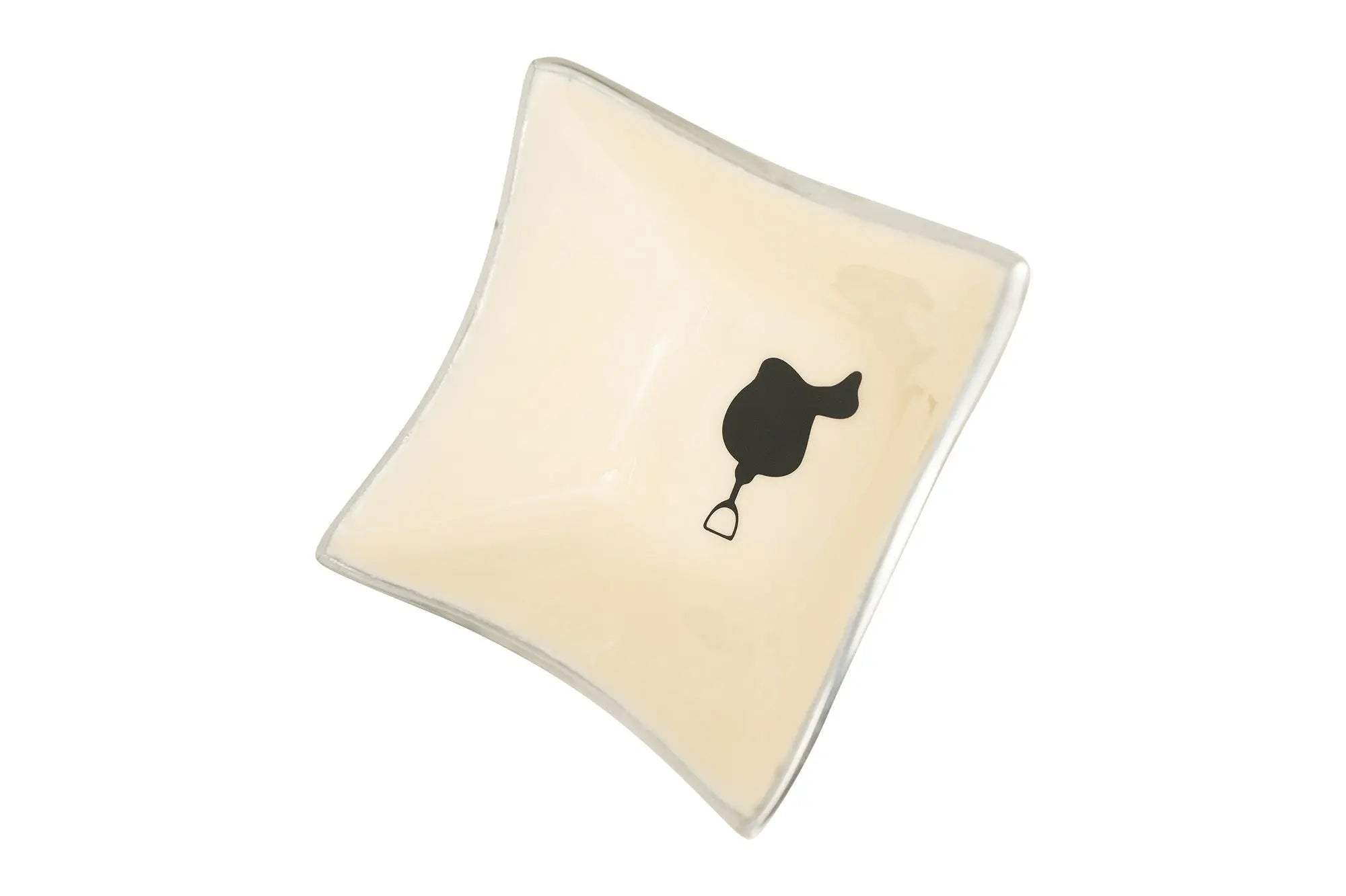 Huntley Equestrian Square Shaped Bowl with Saddle, White - Huntley Equestrian - Flyclothing LLC