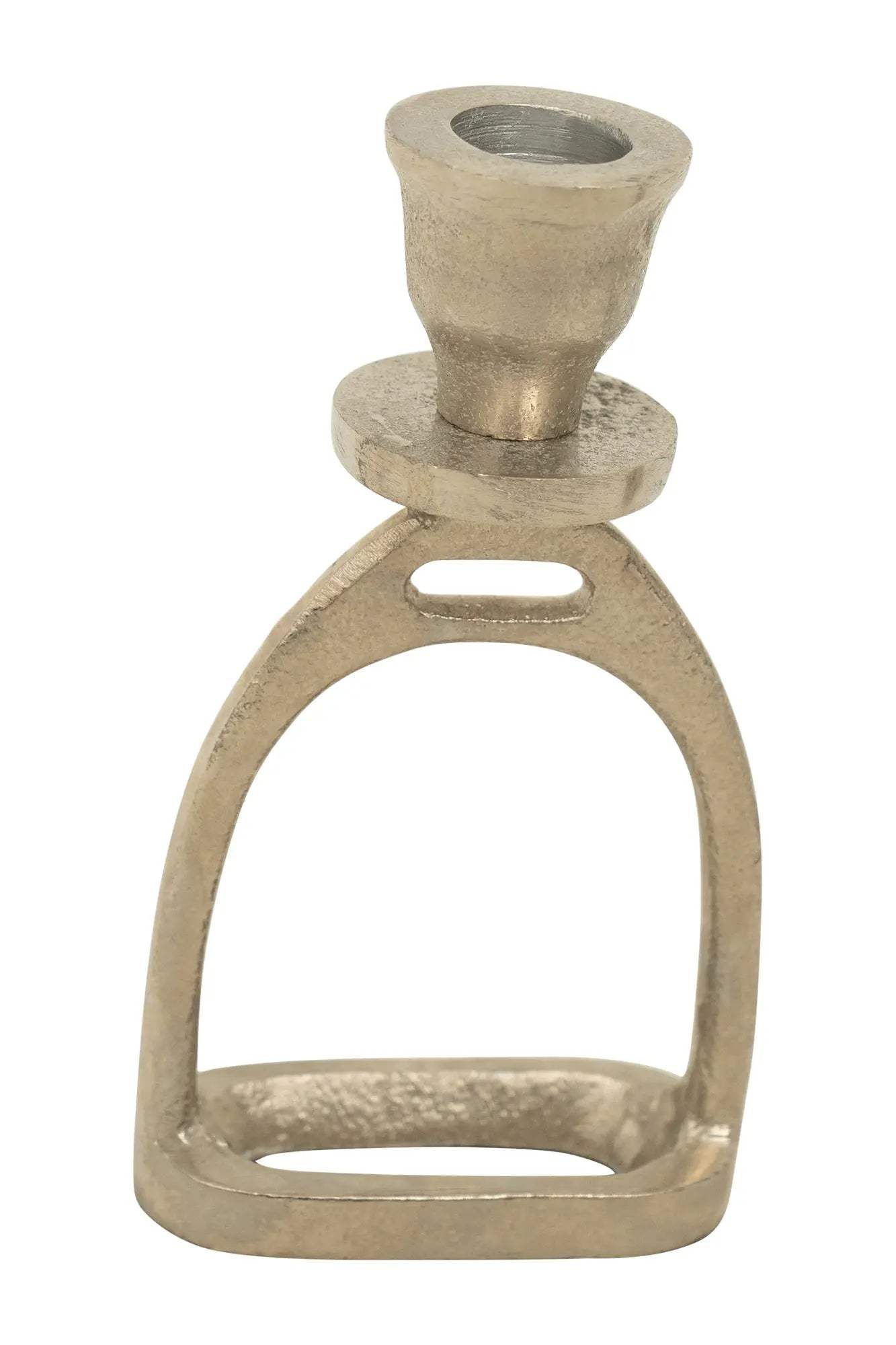 Huntley Equestrian Stirrup Candle Stick Holders, Silver set of 2 - Huntley Equestrian - Flyclothing LLC