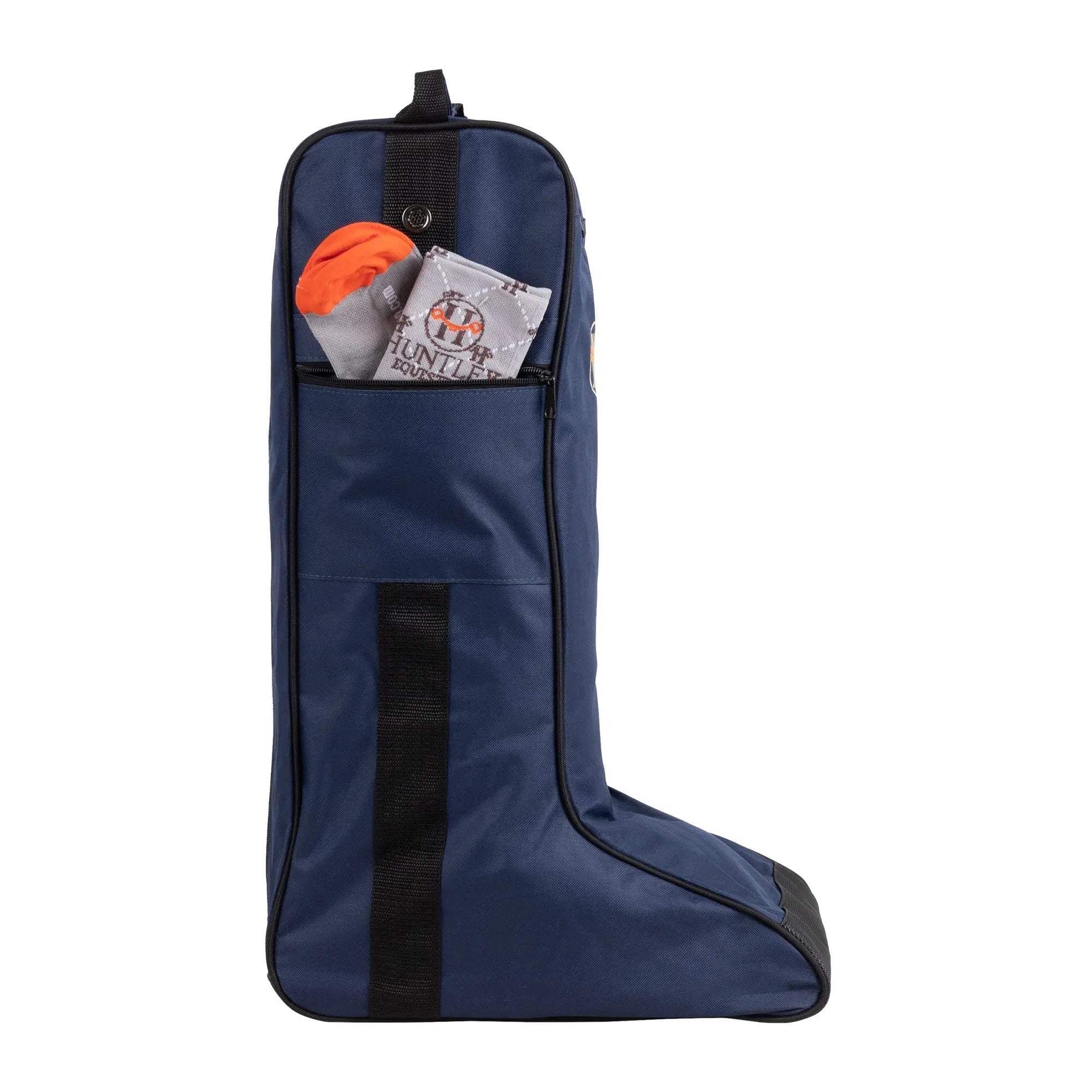 Huntley Equestrian Tall Riding Boot Bag, Navy - Huntley Equestrian - Flyclothing LLC